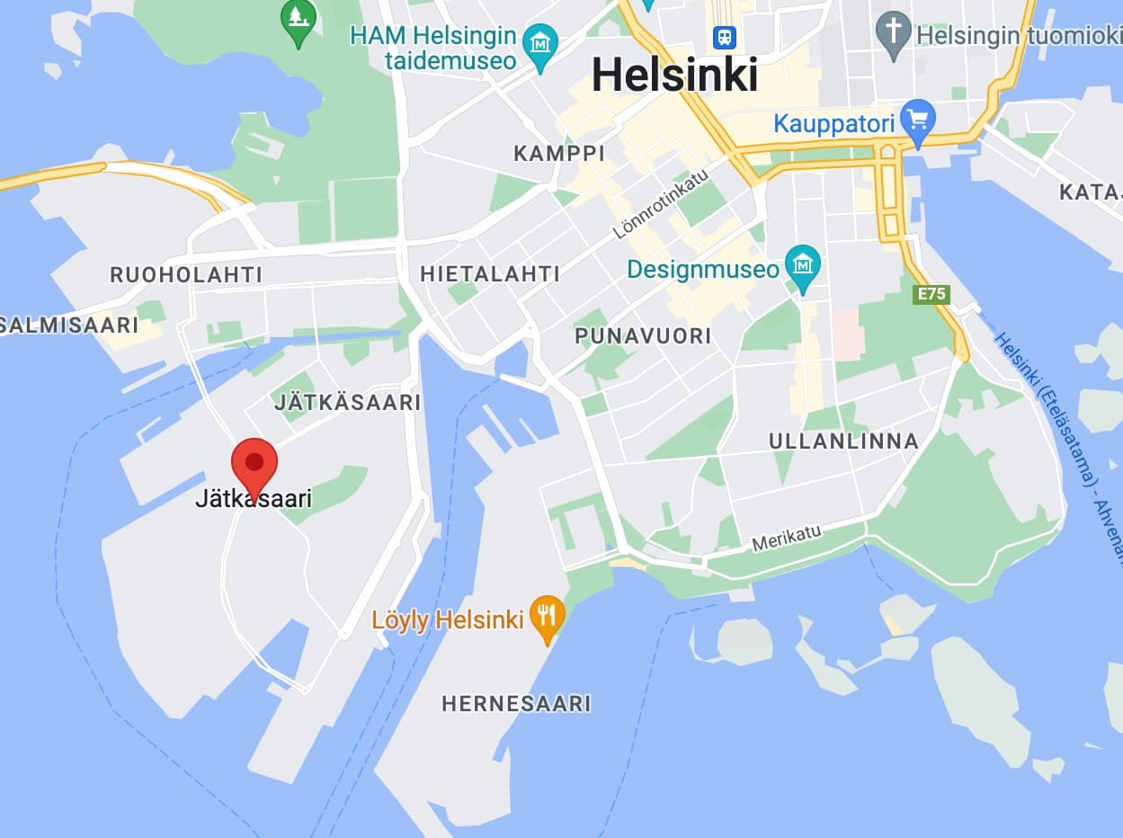 Jätkäsaari on map